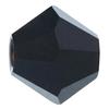 Bling! 5328 Faceted Bicone Bead 3mm Jet
