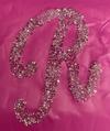 Dreamtime Crystal Sticker Monogram Letter R, 2 Inch Height