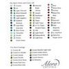 Alora Rhinestones FlatBack Color Chart