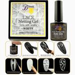 Tino Vo White Lace Netting Gel with Slick Base