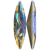 Swarovski 4200 Navette Fancy Stone Crystal Shimmer 35x9.5mm