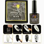 Tino Vo Black Lace Netting Gel with Slick Base