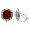 Crystalized with Dreamtime Crystal Clip-On Earrings for Dance Siam/Crystal AB 19mm