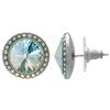 Crystalized with Dreamtime Crystal Stud Earrings for Dance Crystal Laguna DeLite/Crystal AB 17mm
