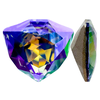 Dreamtime Crystal 4706 Trilliant Fancy Stone Tanzanite Glacier Blue 17mm