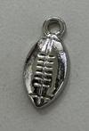 Silver Football Charm
