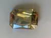 Bling! Crystal Maxi Emerald Cut Faceted Fancy Stone, Crystal Golden Shadow 37x25mm