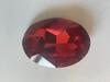 Bling! Crystal Oval Faceted Fancy Stone, Rose 39x28 mm