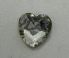 Acrylic Flatback Rhinestones Heart Shaped 10mm Crystal