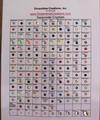 Swarovski COLOR CHART - 2088 Xirius Flat Back Color Chart