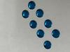 Iron on Round Nailhead 13mm Turquoise