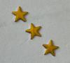 Iron On Star Nailheads 8mm Matte Gold