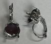 Leverback Empty Earring for Dreamtime Crystal 1122 Imitation Rhodium