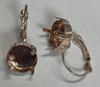 Leverback Empty Earring for Dreamtime Crystal 1122 Rose Gold