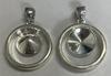 Empty Pendant for Dreamtime Crystal Rhinestones Silver 12mm