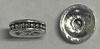 Spacer Bead, Base Metal Plated in Imitation Rhodium