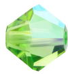 Preciosa Bicone Bead 3mm Peridot AB