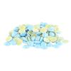 Iron On Domed Metal Nailheads 4mm Light Blue (Pearl Studs)