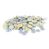 Iron On Domed Metal Nailheads 2mm Lilac (Pearl Studs)