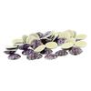 Iron On Domed Textured Metal Nailheads 4mm Purple/Black (Pearl Studs)