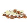 Iron On Domed Textured Metal Nailheads 6mm Rust/Earth (Pearl Studs)