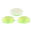Iron On Domed Metal Nailheads 3mm Peridot (Pearl Studs)