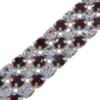 Metal Set Rhinestone Banding 3 Row