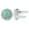 Dreamtime Crystal "Bling in the Ring" Pre-Set Rhinestones ss34 Turquoise/Silver