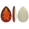 Bling! 4320 Crystal Pear Shape Faceted Fancy Stone, Tangerine 30x20mm