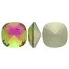 Bling! Crystal Square Cushion Faceted Fancy Stone, Vitrail Rose 12mm