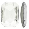 Bling! Crystal Large Emerald Cut Faceted Fancy Stone, Crystal 27x18mm