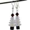 White Christmas Tree Earrings Kit