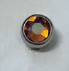 Dreamtime Crystal Bling in the Ring Pre-Set Rhinestones ss34 Topaz Shimmer/Silver