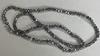 Spark Briolette Beads Light Chrome 4mm