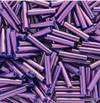 TOHO™ Bugle Beads 9mm, Color 461, Higher-Metallic Grape, 12.5 grams