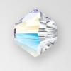 Preciosa 451 69 302 Bicone Bead 6mm Crystal Glitter 