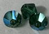 Dreamtime Crystal DC 5328 Bicone Bead Magical Green Shimmer 5mm