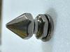 Screw Back Hexagon Spike 17.5mm Gunmetal