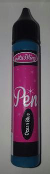 InstaBling Pen Adhesive with Glittery Shine in it! Ocean Blue