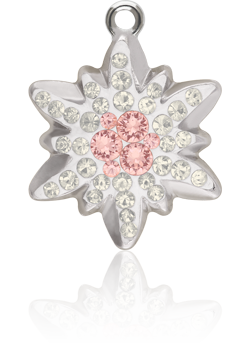 Pave Edelweiss Pendant