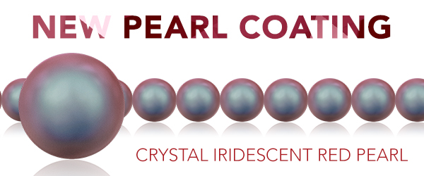 Crystal Iridescent Red Pearl