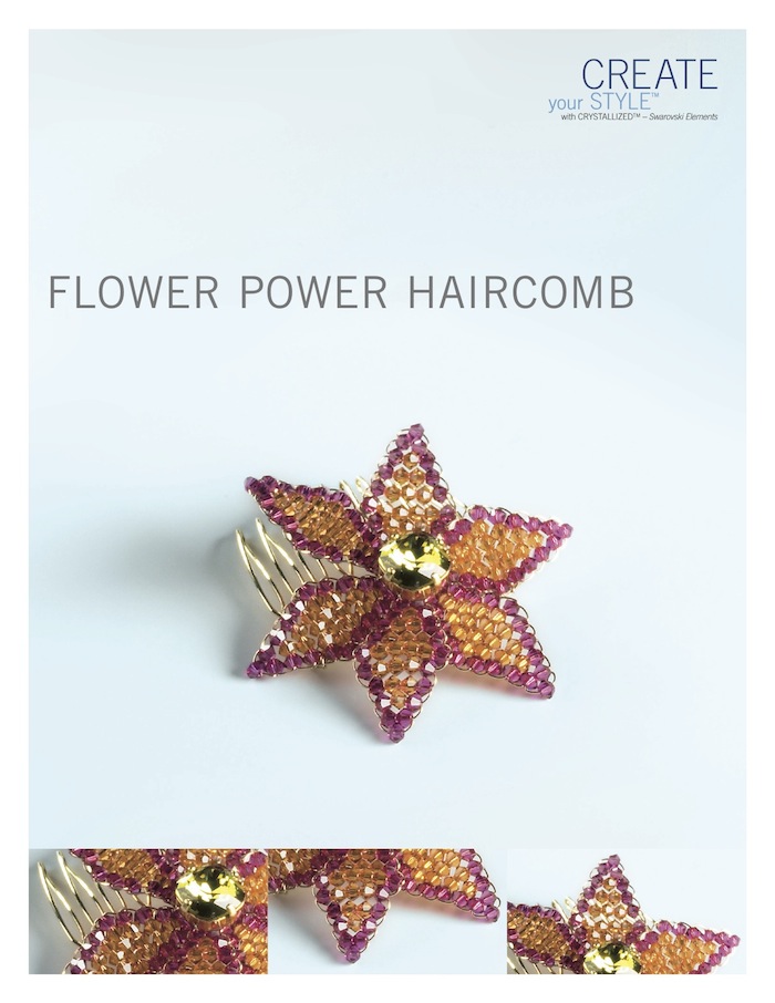 Flower Power comb by SWAROVSKI™