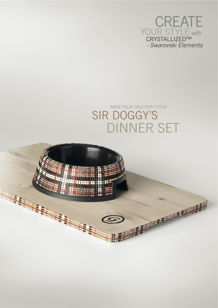Dog Dinner Set by SWAROVSKI™ Dreamtime Creations