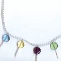 Lollipop Necklace / Earrings